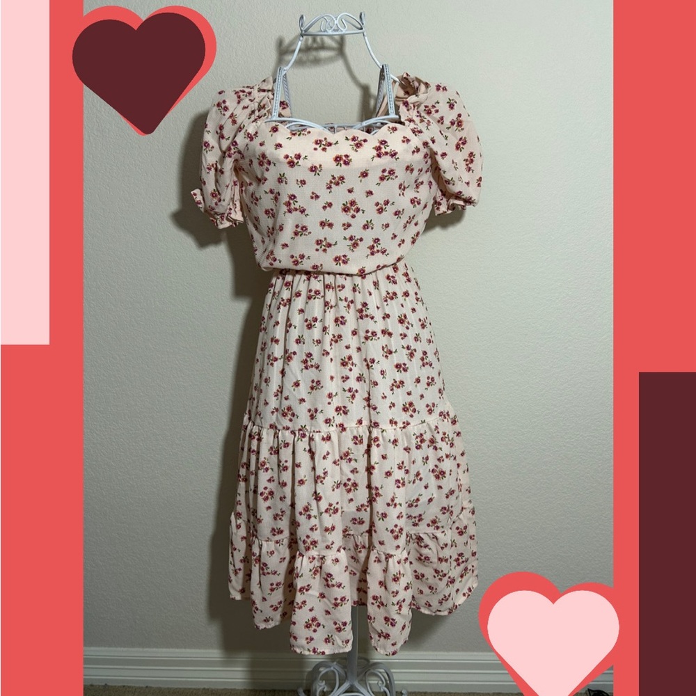 small monteau floral dress